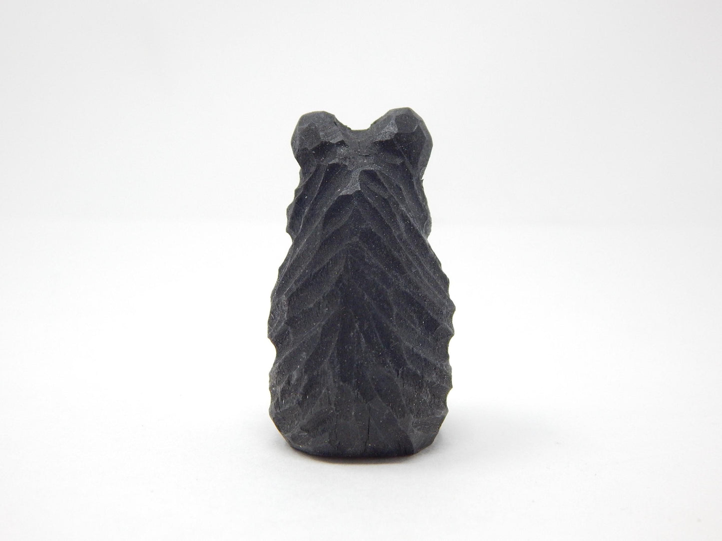 Black Bear Wooden Ornament | Hand Carved Woodland Gift Decor